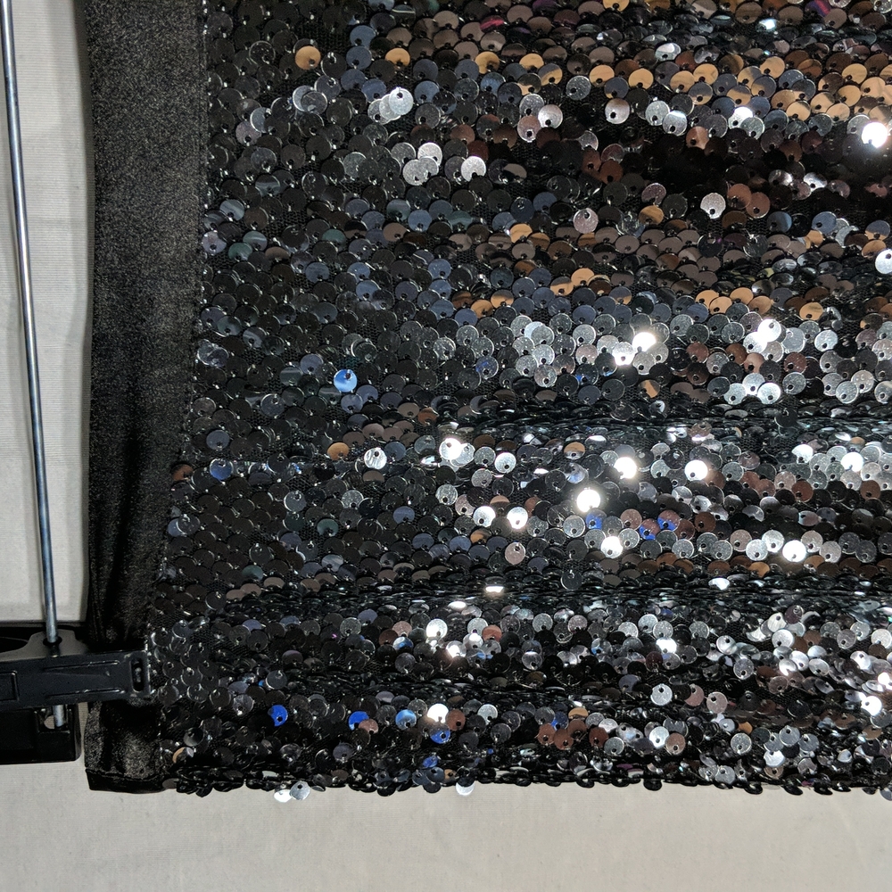Carmen Marc Valvo Sequin, Long Skirt.  Size 6 - Picture 3 of 7